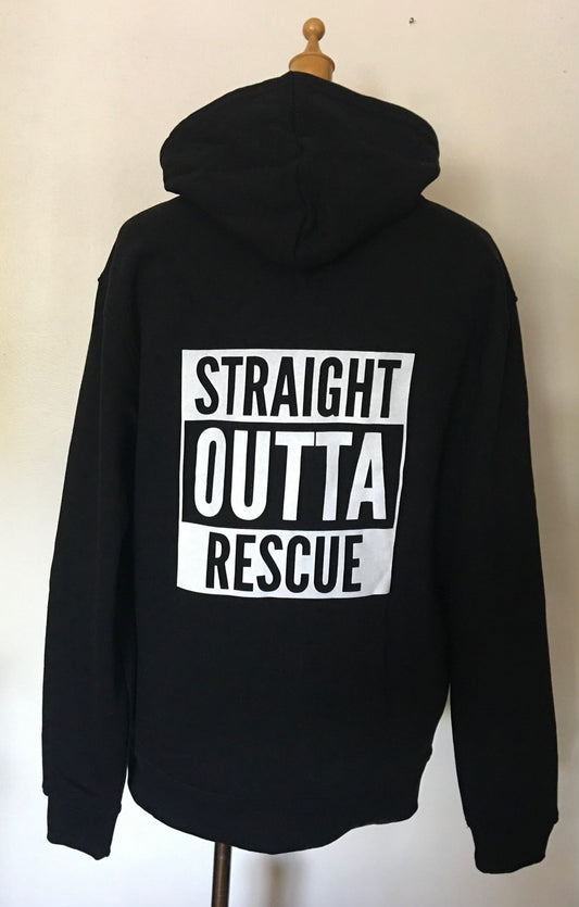 Straight Outta Rescue Sweatshirts (Unisex, Slim Fit)